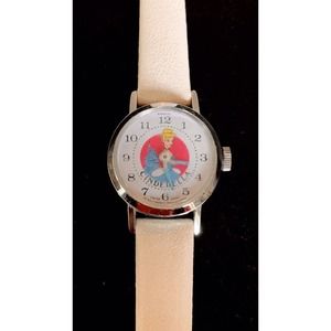 Vintage Disney Cinderella Pointing Arm Bradley Winding Watch. Not Keeping Time